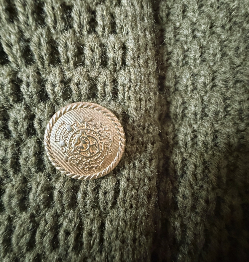 veste en maille kaki Sé Pop !