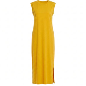 ROBE LONGUE ROCK A EMMANCHURES CLOUTEES (avec épaulettes)