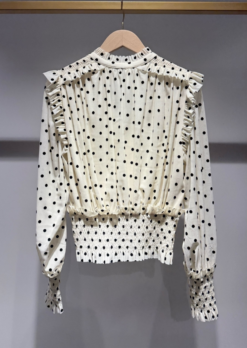 BLOUSE À POIS
