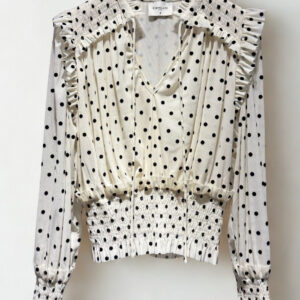 BLOUSE À POIS